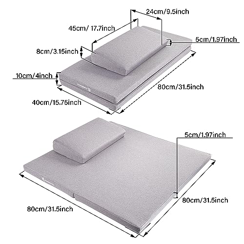 ZenBless Yoga Meditation Cushion Set,Large Square Meditation Floor Pillow, Meditation Mat and Pillow Set for Sitting on Floor,Zafu and Zabuton Accessories(31.5") - size: Square 31.5"