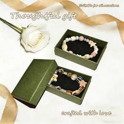 Unisex Stretchy Ceramic Bracelet - Handmade Ocean Beach Boho Jewelry, 1280℃ High-Fired Waterproof Hypoallergenic, Stackable for Women Men, Ideal Gift for All Occasions - color: Dark color