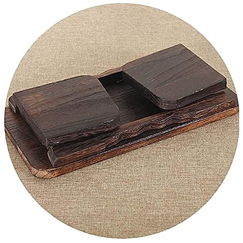 Portable Kneeling Meditation Bench with Foldable Legs, Perfect Kneeling Stool Ergonomic Solid Wood Yoga Bench for Extended Practice