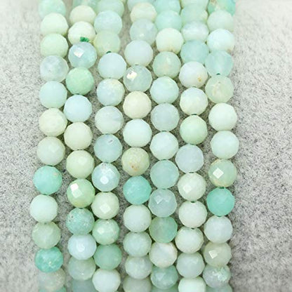 Keleny Gem Semi Precious Gemstones 4mm Round Beads Crystal Stretch Bracelet 7 Inch Unisex - color: Australian Jade