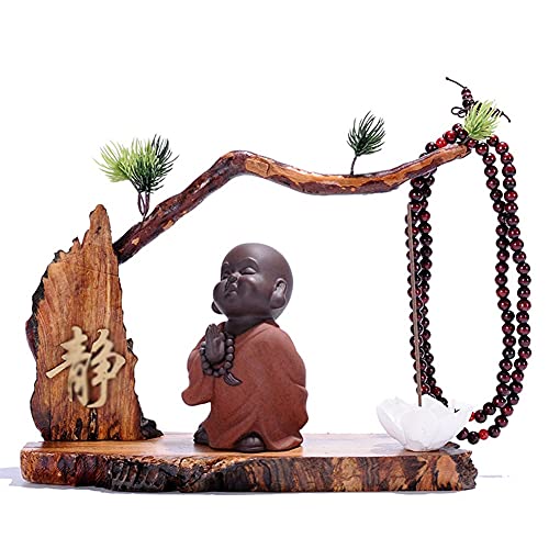 Table Desktop Decor Creative Chinese Desktop Decoration Zen Little Monk Home Decoration Ceramic Desktop Crafts Decoration Accessories Statue Ornament