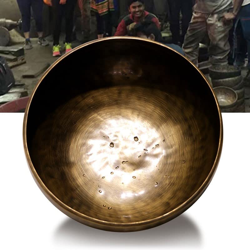 Singing Bowl Large Set Himalayan 7 Metal Singing Bowl for Prayer Healing Sound Gift，One Color 12cm - size: 12cm