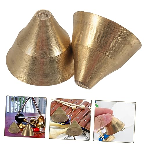 GLEAVI 10pcs Rhythm Vintage Bell Meditation Yoga Bell Large Religious Ceremony Tibetan Vintage Design Chime