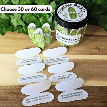 60Sheets Positive Affirmation Cards Mindful CardsSelf Care Inspirational Card for Emotion and Reducing Stress Motivational Message Cards - color: Potato