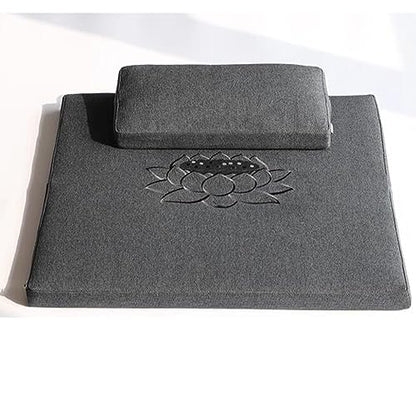 Meditation Cushion,Yoga Meditation Floor Pillow,Large Square Sitting Cushion Suitable For Sitting On The Floor - color: Yellow