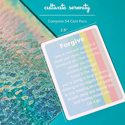 Kalan Self Care Gift Set for Women - Mindfulness Cards, Stress Relief, Meditation, Anxiety Relief, Positive Affirmations & More for Relaxation & Wellness - color: Meditation