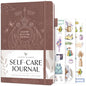 Legend Self-Care Journal – Guided Daily Reflection Notebook for Mental & Physical Health – Mood & Personal Development – 3-Month, 7x10” (Terracotta) - color: Dark Terracotta - Gold Foil