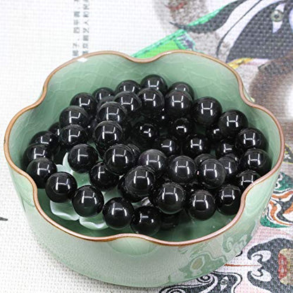 Keleny Natural Gem Semi Precious Gemstones 14mm Round Beads Crystal Stretch Bracelets 7 Inch Unisex - color: AA Grade Rainbow Obsidian