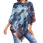 Meditation Energy Shawl Tassel Shawl Cape Vintage Cape Women's Shawl Poncho Knitted Cape Wrap Poncho