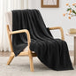 Love's cabin 100% Cotton Muslin Blanket, 6 Layer Lightweight Breathable Gauze Throw Blanket 50 x 60 Inches, Soft All Season Blanket for Couch, Bed, Sofa, Black - color: Black, size: Throw(50"x60")
