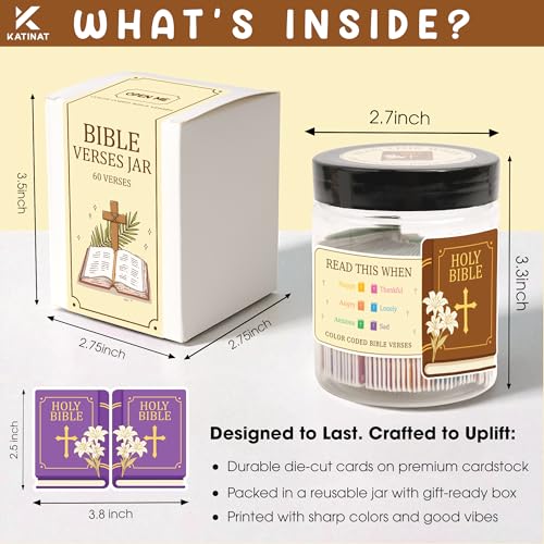 Bible Verse Jar, Mothers Day Gifts For Mom, Birthday Gifts For Women (Bible Verse Jar) - style: Bible Verse Jar
