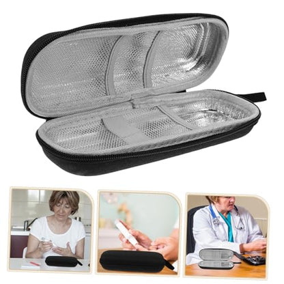 Insulated Organizer Bag for Supplies Compact Zippered Case for and Storage Temperature Control for Travel and Home Use