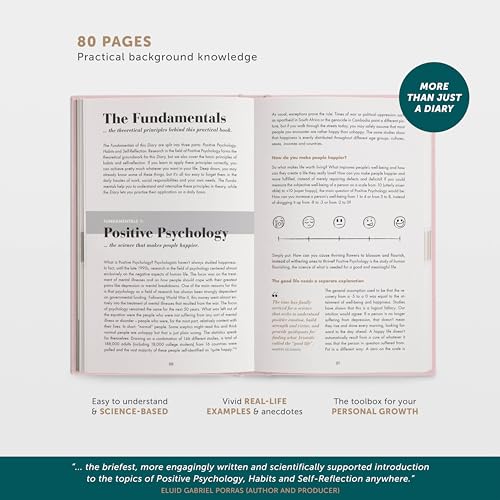 6-Minute Diary – 3-Million-User Gratitude Journal for Women & Men with Prompts – Guided Self Care Book Based on Positive Psychology – Daily Manifestation - color: Orchid Pink