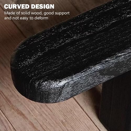 Portable Meditation Stool Solid Wood Kneeling Prayer Good Support Auxiliary Tea Kneeling Stool