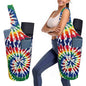 Yoga Mat Bag Carrier for Women with Side Large Pocket Durable Linen Workout Gym Travel Storage Pilates Mats - color: yoga bag - 02