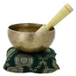 Devyom Handmade Buddhist Brass Singing Bowl for Meditation and Healing Long Lasting Great Sound 12.7 Centimeter