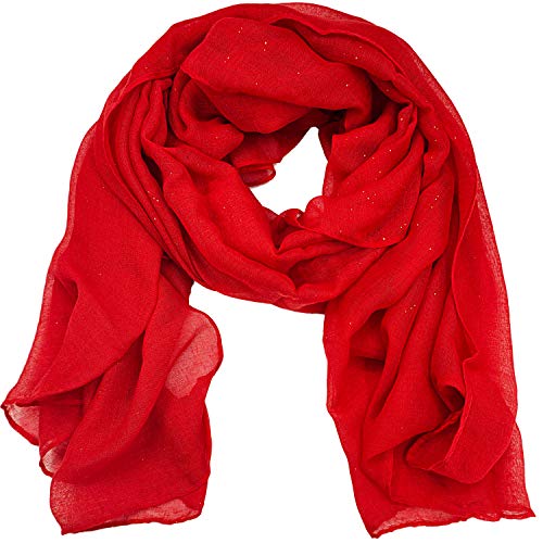 Women's Cotton Scarves Lady Light Soft Fashion Solid Scarf Wrap Shawl - color: Starred