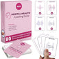 MBM 80 Mental Health Coaching Cards – Anxiety Relief, Emotional Support & Self-Care Prompts | Flash Cards for Coaches, Therapists & Mental Wellness Gifts