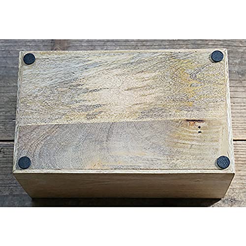 Posh Living Storage Box, Brown, Size (W x D x H): Approx. 10.4 x 6.5 x 6.5 inches (26.5 x 16.5 x 15.5 x 15.5 x 41346 cm)