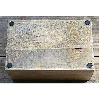 Posh Living Storage Box, Brown, Size (W x D x H): Approx. 10.4 x 6.5 x 6.5 inches (26.5 x 16.5 x 15.5 x 15.5 x 41346 cm)