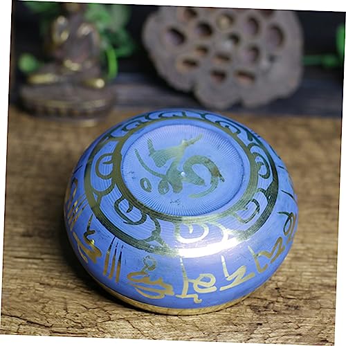 Handmade Tibetan Singing Bowl Set for Meditation and Yoga Copper Sound Bowl with Random Patterns for Mindfulness and Chakra Healing