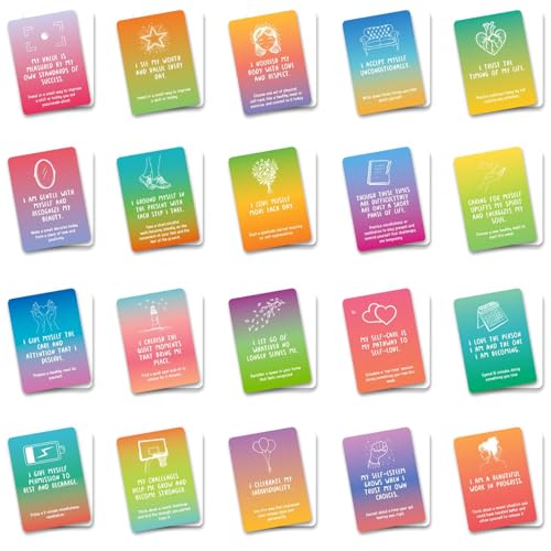 Mindfulness Cards, 50X Cards, Motivational Positive Quotes, for Mindfulness, Meditation Practice,