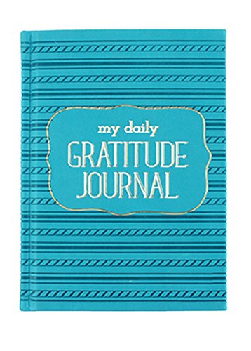 Eccolo World Traveler 4.75" x 6.5" Daily Gratitude Journal, Sea foam (T301M)