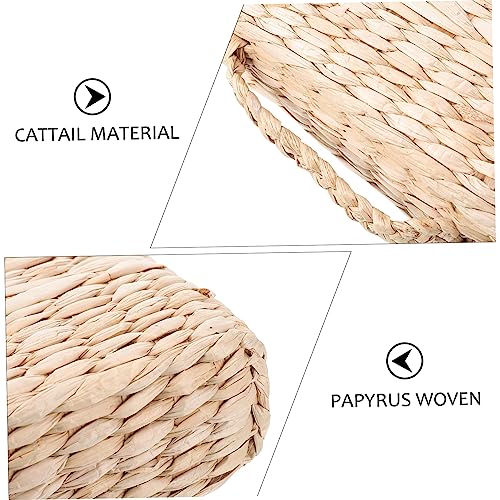 Thick Handmade Woven Meditation Cushion for Yoga and Indoor Use Square Straw Mat Diameter Thickness Elegant Floor Pad for Comfort and Relaxation
