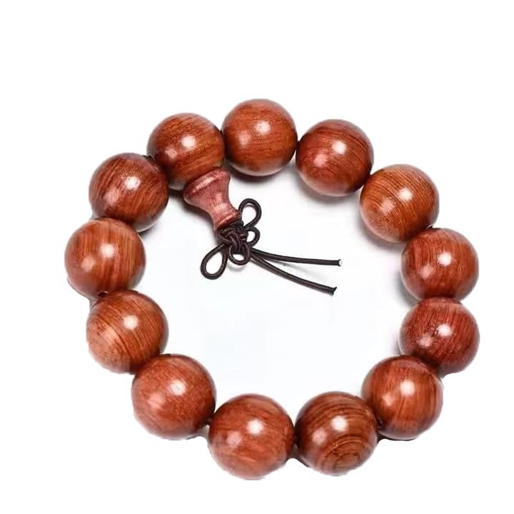 Wooden Bracelet Natural Beads for Prayer Energy Healing Cuff Wristband Bracelet Link Wrist Necklace Beads for Women Men