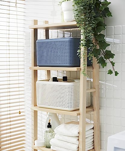 Rotho Storage Box Without lid 13 l, Plastic (PP) BPA-Free, Blue, 13l (32,6 x 23,8 x 18,8 cm) - color: Blue