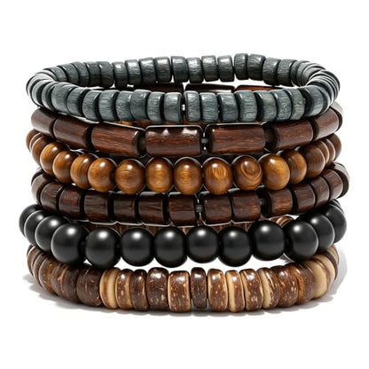 Gothic Bracelet Adjustable Punk Braided Leather Multilayer Grunge Set Bracelets Emo Metal Cuff Wrap Bangles Meaningful Gift - color: J-001