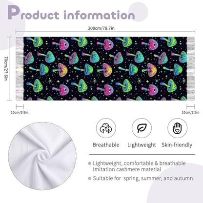 Big Oversized Long Scarves Pashmina Shawl Wrap Women gifts - color: Picture (653)