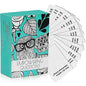 YARKOR 𝟑𝟎% 𝐎𝐅𝐅 100pcs Empowering Question Cards - Questions for Mindfulness, Meditation, Writing, Self Care Cards, Thought-Provoking Cards