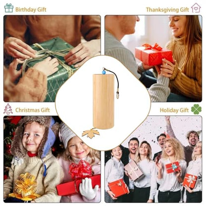Handmade Wind Chimes Yoga Fine Meditation Musical Instruments Wind Chimes Outdoor Bamboo Wind Chimes Beautiful Sound Decoration Hanger Balcony with Hook Gifts Bianzhong, Bells