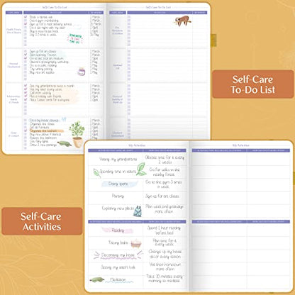Legend Self-Care Journal – Guided Daily Reflection Journal to Support Mental & Physical Health – Daily Mood, Meditation & Personal Development Notebook – 7.1x10.5”, Lasts 3 Months (Yellow) - color: Yellow