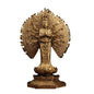 Sculpture Meditating Statue Guanyin Ornament Crafts Brass Decor Statue Zen Decor Bodhisattva Meditation Room Decor Figurine Sitting