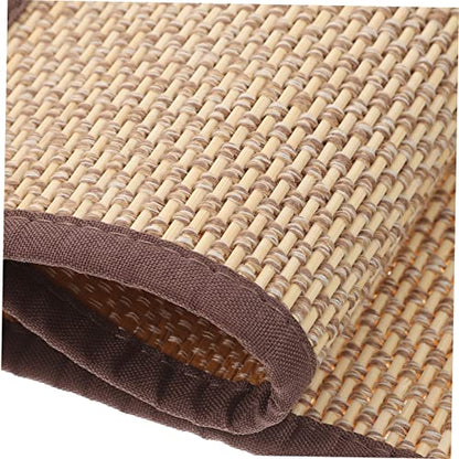 BESTOYARD 2pcs Japanese Style Meditation Cushion Woven Sitting Pad Zen Floor Mat Home