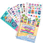 Gratitude Journal 52 Week Daily Positive Thinking for Thankfulness + Sticker Set | Gratitude Finder - color: Beach, Please! + Grateful Heart Stickers