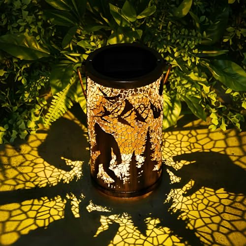 Retisee Bigfoot Solar Wind Chimes Outdoor Metal Sasquatch Gifts Solar Light for Holiday Lawn Porch Patio Garden Yard - style: Bigfoot