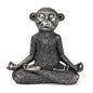 Smadeer Monkey Statue for Home Decoration,Monkey Figurine Sitting in Yoga Pose for Meditation Zen Spiritual Living Room Bedroom Shelf Bookshelf Decor Accents,Cute Animal Gifts,Small Holiday Ornament