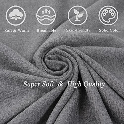 Ciormis Pashmina Scarf for Women, Soft Pashminas Shawls and Wraps for Evening Dresses, Wedding Bride Bridesmaid Shawls Scarf - color: J# Grey