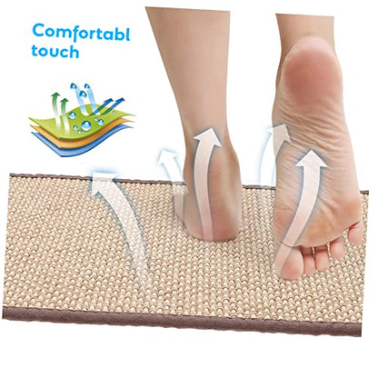 GARVALON Woven Meditation Cushion 30 * 40CM Natural Bamboo Floor Mat 1.5CM Thick Seating Pad for Yoga Home and Outdoor Use