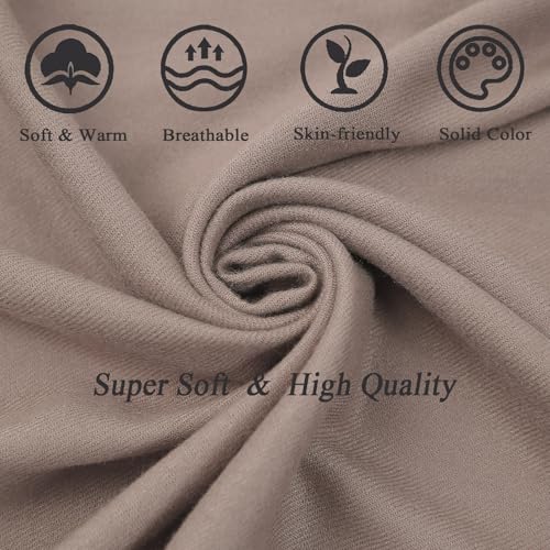 Ciormis Pashmina Scarf for Women, Soft Pashminas Shawls and Wraps for Evening Dresses, Wedding Bride Bridesmaid Shawls Scarf - color: Light Camel