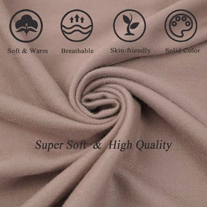 Ciormis Pashmina Scarf for Women, Soft Pashminas Shawls and Wraps for Evening Dresses, Wedding Bride Bridesmaid Shawls Scarf - color: Light Camel