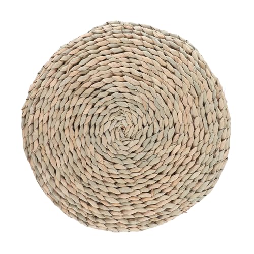 Meditation Cushions Yoga Cushion Meditation florensi Meditation Cushion Round Straw Cushion Yoga Meditation Cushion Silk Padding Floor Mat (Khaki1)