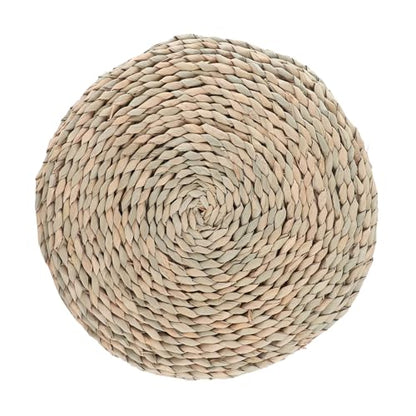 Meditation Cushions Yoga Cushion Meditation florensi Meditation Cushion Round Straw Cushion Yoga Meditation Cushion Silk Padding Floor Mat (Khaki1)