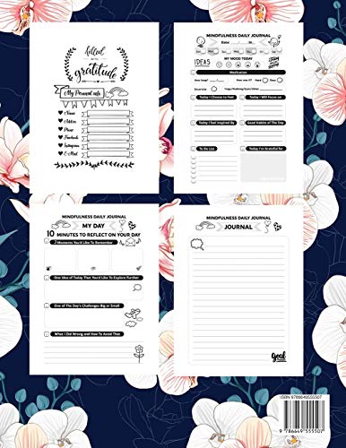 Mindfulness Daily Journal: A Guided Journal with Writing Prompts - A Creative Diary To Practice And Improve Your Emotional and Physical Well-Being
