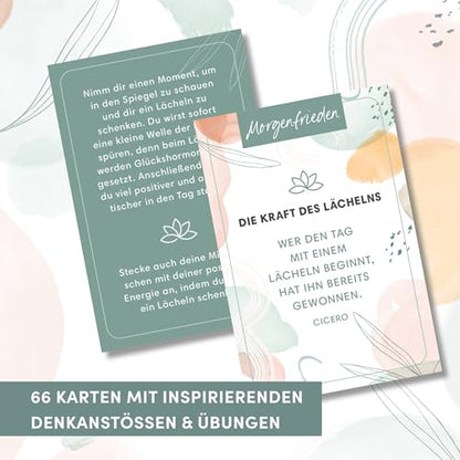 TOPP Mindful Moments. Your 5 Minutes of Mindfulness for Every Day. 66 Cards with Inspirational Food for Thought & Exercises