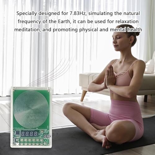 7.83Hz Frequency Generator for Healing, 0.1HZ-100000Hz Adjustable Sound Frequency Machine Healing Device, Schumann Wave Resonance Generator, USB Powered Sound Healing Frequency Device
