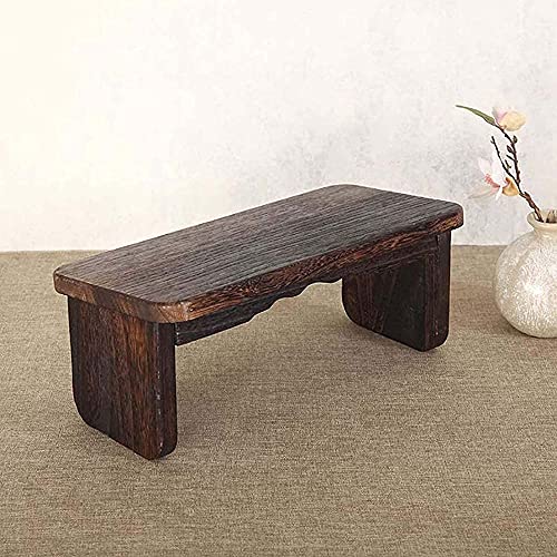 Meditation Bench, Foldable Meditation Bench, Solid Wood Yoga Stool, Oblique Leg Meditation Stool/Strong Load-Bearing/Carrying Belt/Relieving Fatigue/A / 40 * 19.5 * 16cm